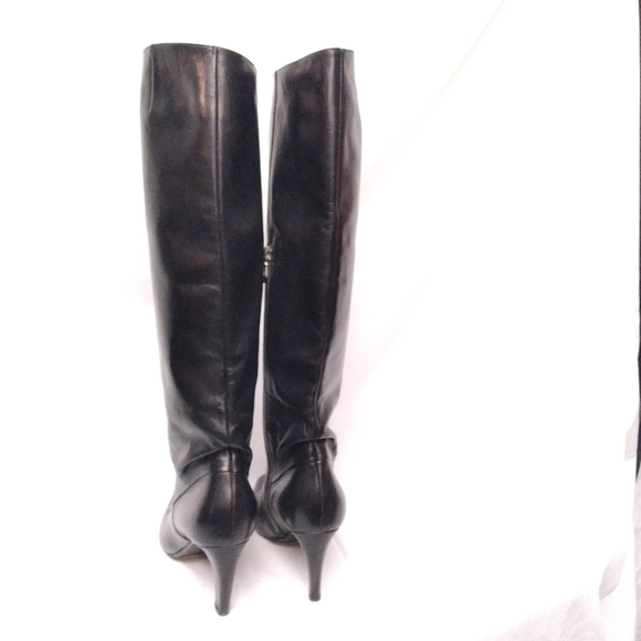 Dries Van Noten knee high heeled black boots, size 40 - Picture 6 of 11